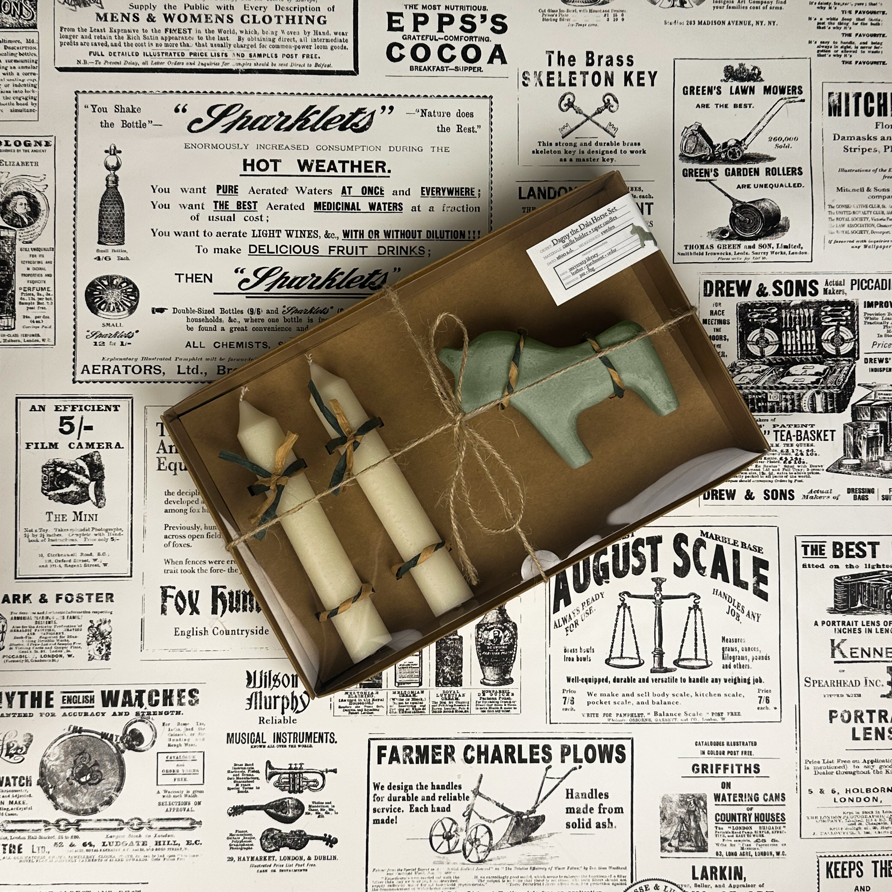 Dagny the Dala Horse Set | Green