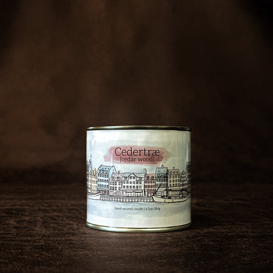 Cedertræ [Cedar Wood] | Paint Can Candle