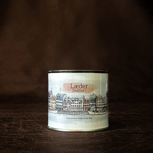 Læder [Leather] | Paint Can Candle