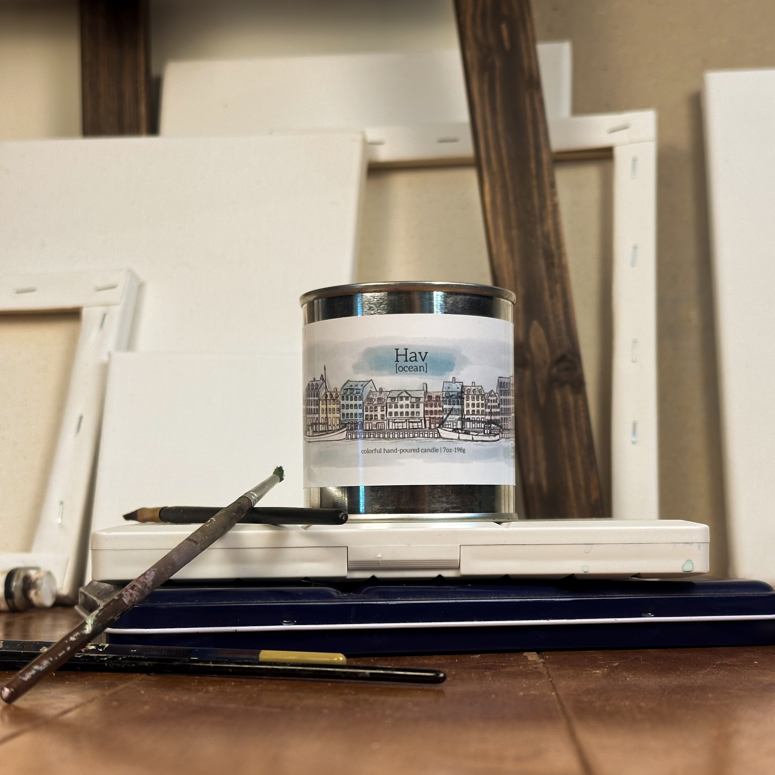 Hav [Ocean] | Paint Can Candle